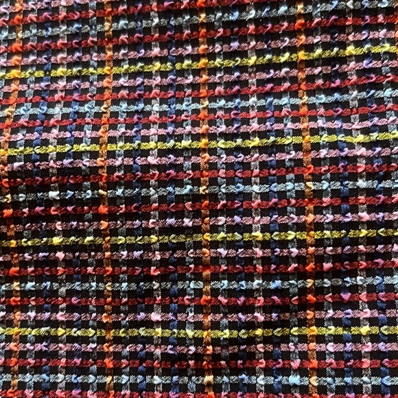 Athleta high-necked lined crop top multi-color pattern - Picture 3 of 3